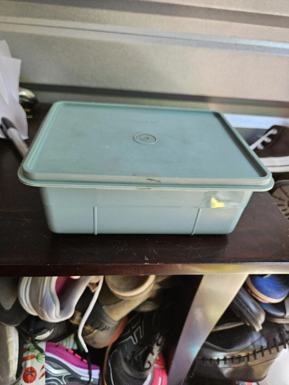 Tupperware Tuppercraft 1579 Stow-N-Go Hobby Craft Container, Lid & Tray Vintage
